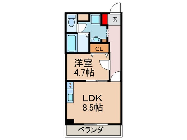 Ｍ　ＰＬＡＺＡ津田駅前１２番館の物件間取画像